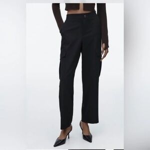 Zara Black Cargo Pants